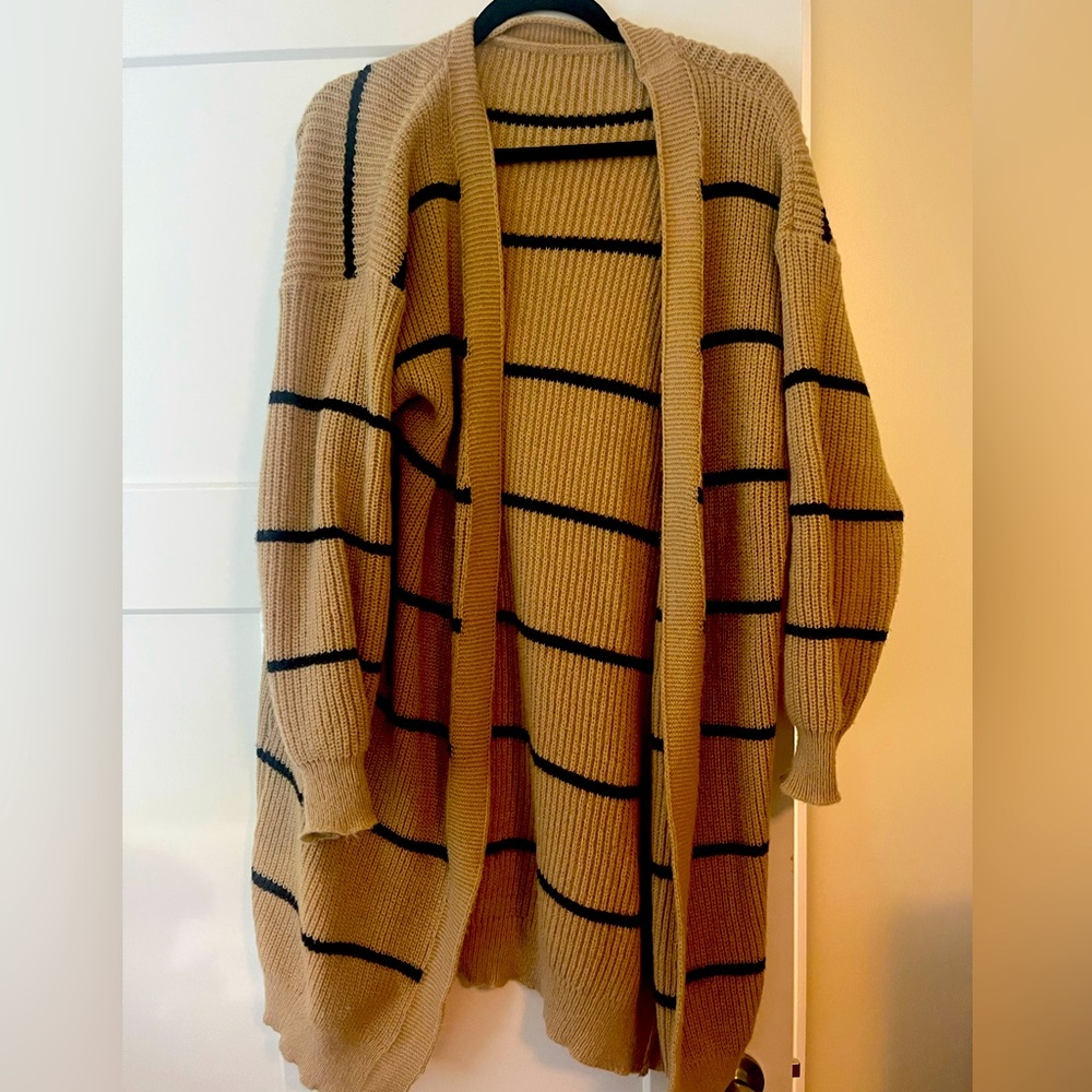 Striped cardigan 3x